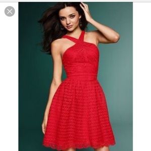 Sexy Victoria's Secret Red Lace Dress